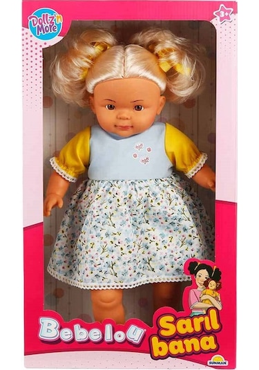 Bebelou Sarıl Bana Bebeği 40cm 31124 Sarı Saçlı