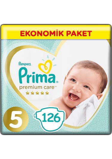 Prima Premium Care Bebek Bezi 5 Beden 11-18 KG 3 x 42 126 Adet 3'lü