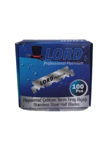 Lord Yarım Yaprak Ustura Jileti 100'lü