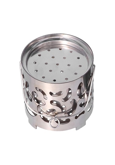 Mini Çadır Isıtıcı, Çadır Isıtma Kapağı Kamp Isıtıcı Soba Paslanmaz Çelik, Yatak İçin Açık Havada Saplı, Yürüyüş İçin Piknik İçin Altın