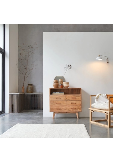 Masif Oslo Model Çok Amaçlı Şifonyer Ceviz