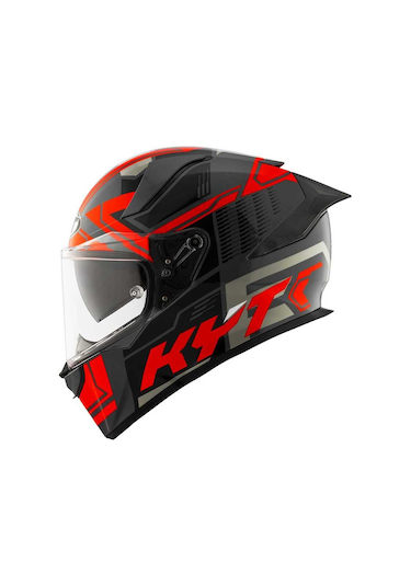 Kyt R2r Kapalı Kask Kırmızı - Siyah