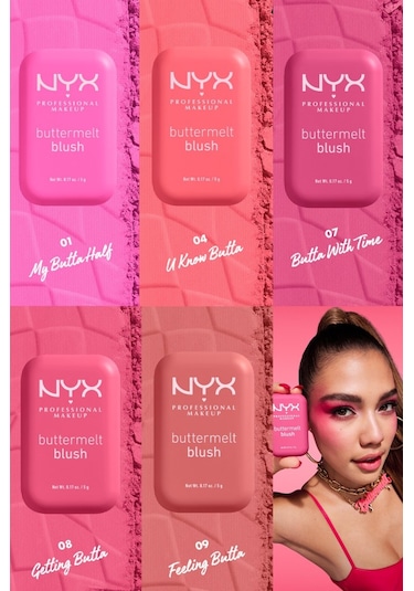 Nyx Professional Makeup Buttermelt Blush Kremsi Pudra Allık 02 Butta Together