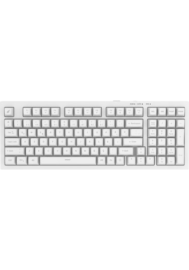 Hawk Gaming Hk210 Membrane Rainbow Type C Kablolu Beyaz Full Türkçe Gaming Klavye