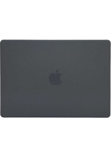 Macbook Uyumlu Pro 16.2' 2021 M1 A2485 Karbon Fiber Desenli Kapak 001