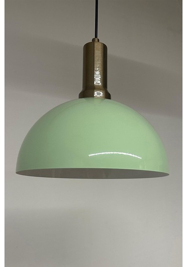 Yimpi Mint Avize Tekli Eskitme Fener Başlık Sarkıt Salon Kuaför Cafe Dekoratif Aydınlatma Pastane Mint Yeşili