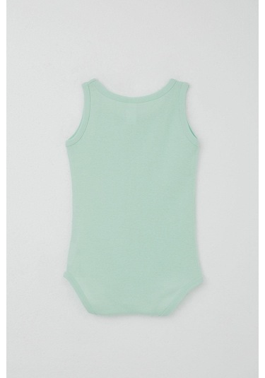 Breeze Erkek Bebek Çıtçıtlı Atlet Zıbın Body Basic 9 Ay-3 Yaş, Su Yeşili Su Yeşili