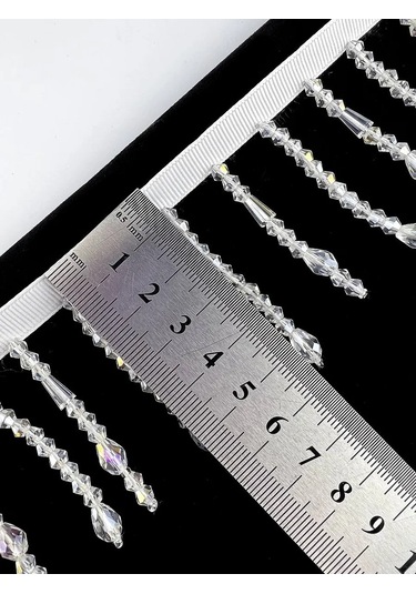 Slubov'u Boncuk Püskülü Süsleme, Dekoratif 50 Cm, Genişlik 5,5 Cm 365117454