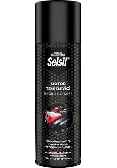 Selsil Oto - Araç Motor Temizleyici - Parlatıcı - Toz Yapışma Eng