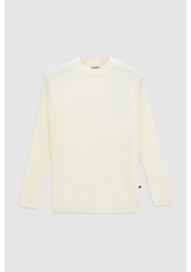 Twn Slim Fit Ekru Kazak 3ec060192105m E01