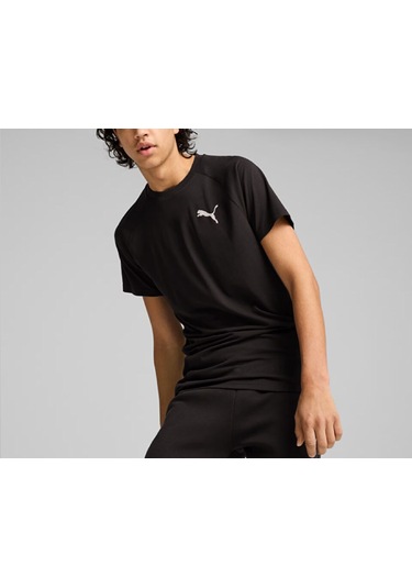 Puma Evostripe Tee Erkek Günlük Tişört 68169701 Siyah 68169701 Siyah