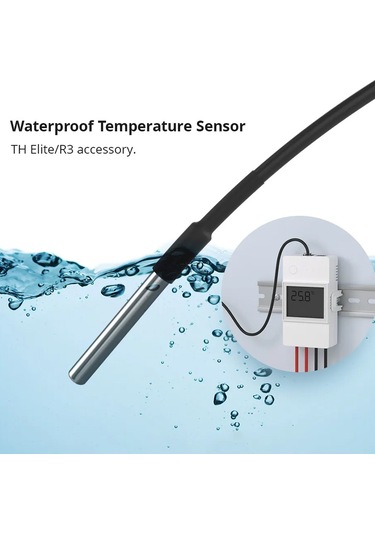 Sonoff TH16 Elite + DS18B20 Su Geçirmez Sıcaklık Sensörü