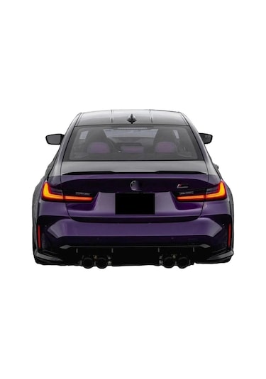 Bmw G20 2019 - 2024 M3 Style Spoiler Plastik