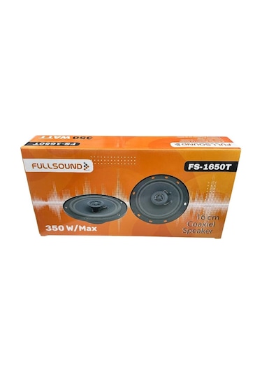 Fullsound Fs-1650t 350w 16cm Tweeterli Oto Hoparlör 2li Set