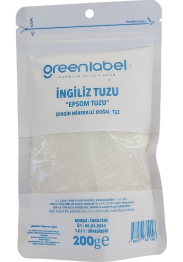 Greenlabel İngiliz Tuzu 200 G
