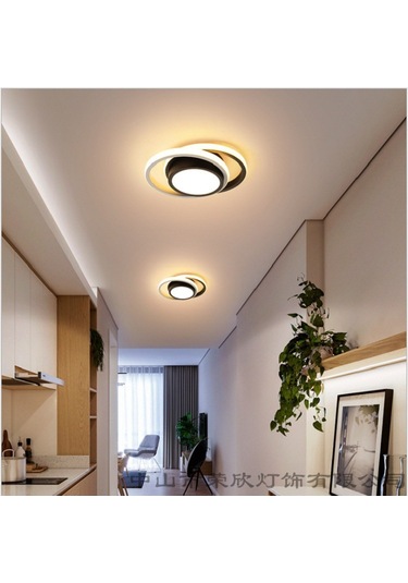 Led Koridor Vestiyer Tavan Işığı Basit Modern Yaratıcı Avize Balkon Beyaz