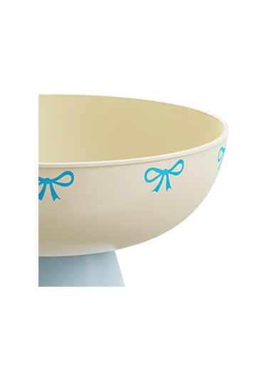 Suntek Meyve Kasesi Mutfak Tezgahı Şekerleme Tabağı Yüksek Sarı