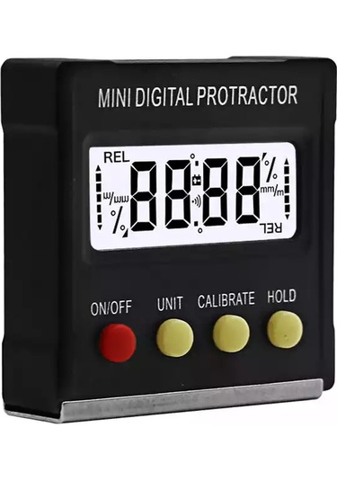 360 Derece Mini Dijital Protraktor Mıknatıslı Eğim Açı Ölçer 49