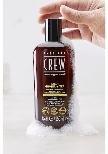 American Crew Men Ginger + Tea 3 Ü 1 Arada Şampuan 250ml