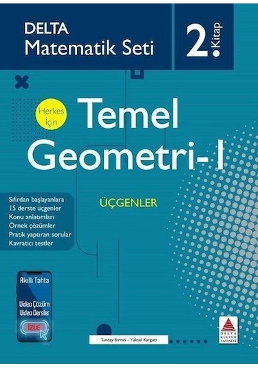Matematik Seti 2.Kitap  -  Herkes İçin Temel Geometri 1  -  Yüksel Kargacı  -  Delta Kültür