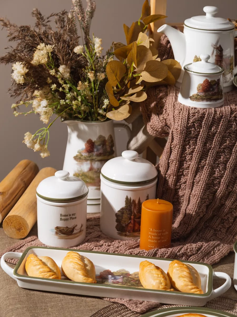 Lefard "family House" Fırın Kabı Kulplu Fırın Pişirme İçin 204133905 Beyaz