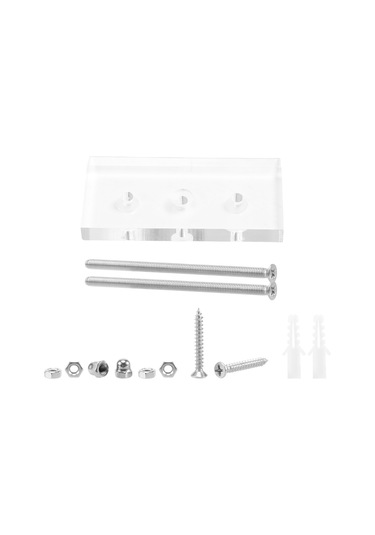 Duvara Monte Güverte Ekranı Lüks Kaykay Depolama Tutucu Rafı Şeffaf Renk Çok Renkli