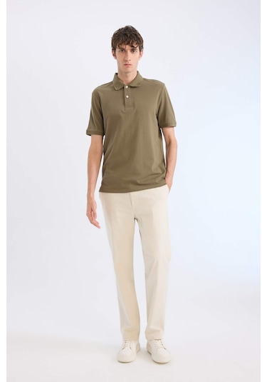 DeFacto %100 Pamuk Regular Fit Polo Yaka Kısa Kollu Basic Düz Pike Kumaş Tişört C1293AX25SPKH82 DeFacto %100 Pamuk Regular Fit Polo Yaka Kısa Kollu Basic Düz Pike Kumaş Tişört C1293AX25SPKH82