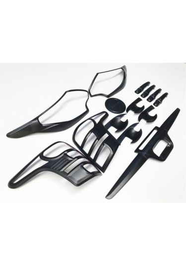 Autogp Mitsubishi L200 Dış Kaplama Seti Siyah Set Full 2015+ Mt-512626