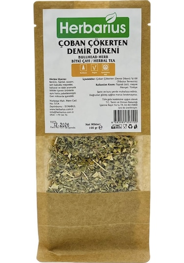 Herbarius Çoban Çökerten Demir Dikeni 100 G