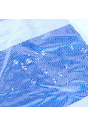 Yifomall Mavi Şeffaf 3m Tente Çevre Örtüsü - Güneşten Koruma - 210d Oxford Malzeme - 3x1.9m Boyut Mavi