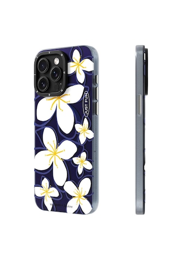 İphone 15 Pro Uyumlu Kılıf Magsafe Şarj Özellikli Sunshine Tasarımlı Youngkit Smile Serisi Lacivert