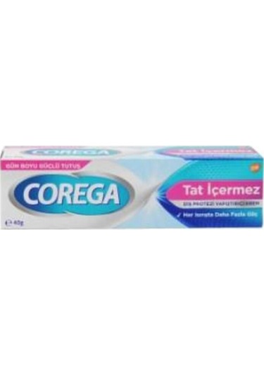 Gün Boyu Güçlü Tutuş Diş Portezi Yapıştırıcı Tat İçermez Krem 40 Gr