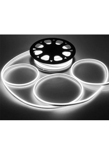 Neon Led 12 Volt Beyaz Işık Dış Mekan 5 Metre