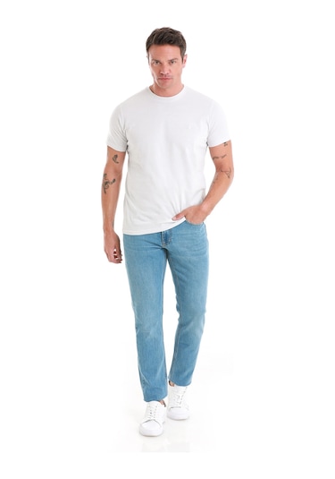 Hatemoğlu Gri Regular Fit Düz 100% Pamuklu Bisiklet Yaka Tişört 35353022c003 Ag1 Gri