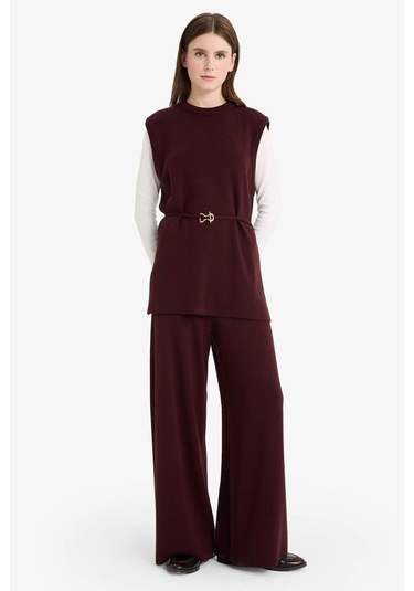 Defacto Relax Fit Pantolon V0088az25wnbr115 Bordo