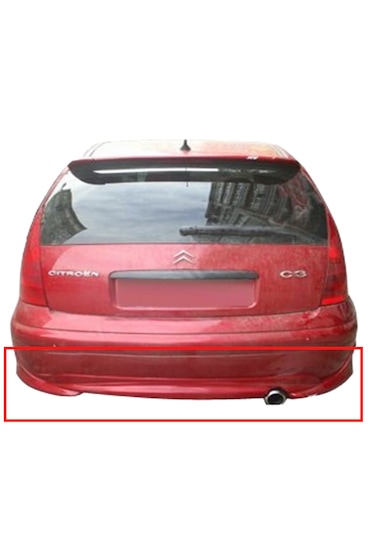 Citroen C3 Eski Kasa Arka Tampon Eki Boyasız