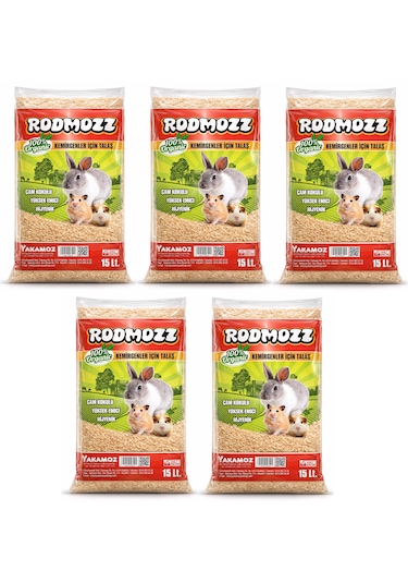 Rodmozz Kemirgenler İçin Çam Talaşı 15 Lt X 5 Adet N