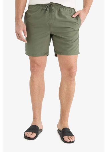 DeFacto Regular Fit Kısa Boy Cepli File Astarlı Beli Bağcıklı Düz Hafif Kumaş Deniz Şortu E5133AXNSKH109 DeFacto Regular Fit Kısa Boy Cepli File Astarlı Beli Bağcıklı Düz Hafif Kumaş Deniz Şortu E5133AXNSKH109