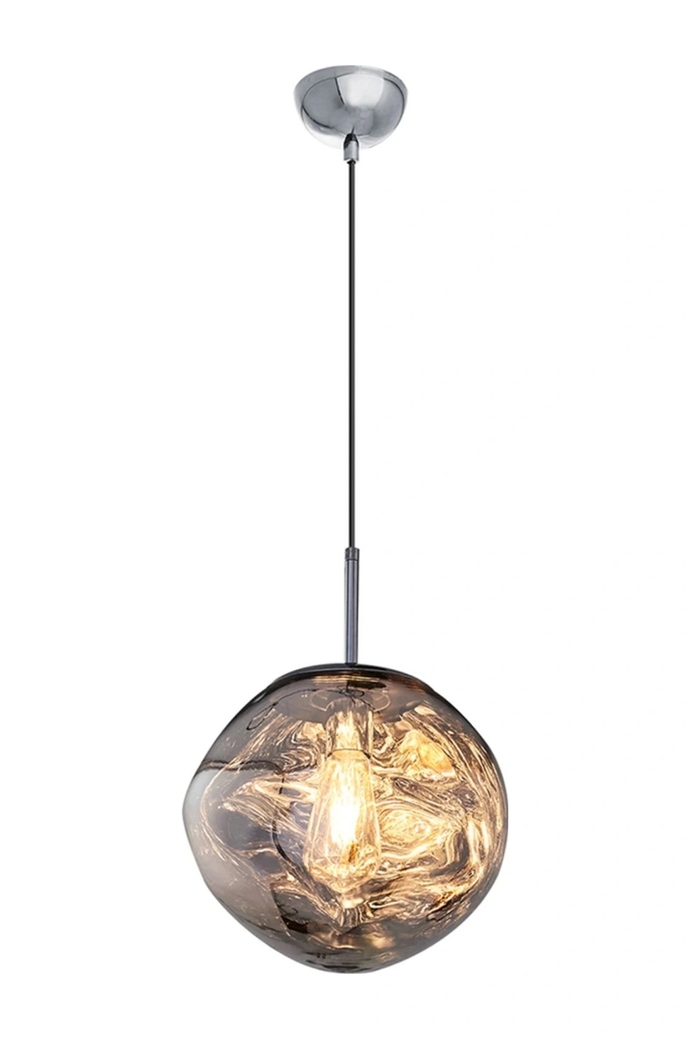 Camlı Sarkıt Avize Ve Rose Krom Renkli Avize Çok Renkli