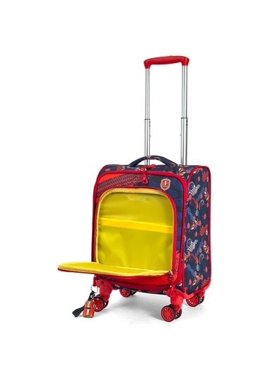 Çocuk Karakterli 4 Tekerlekli Valiz, Eğlenceli Seyahat Arkadaşı - Araba Araba