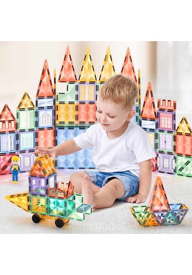 Starshine 100 Parçalı Premium Manyetik Oyuncak/bloklar Seti Renk