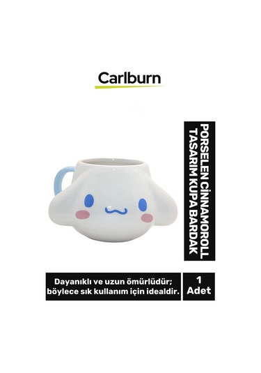 Özel Tasarım Dekoratif Şık Hediyelik Porselen Cinnamoroll Tasarım Kupa Bardak 9 13 Cm Çok Renkli