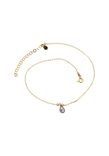 Damlataşlı 14 Ayar Altın Halhal 14NMHL02