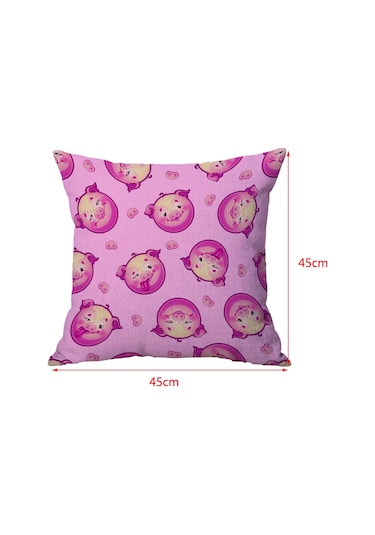 Suntek Kadife Keten Yastık Kılıfı Minder 4-numara-45x45cm