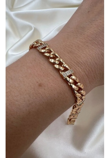 Bb Xuping Taşlı Bileklik Altın - Gold