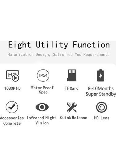 Diğer Kamerası Pr3000 36mp 1080p Gece Görüş İz Kamera, Çok İşlevli Açık Hava A Çok Renkli