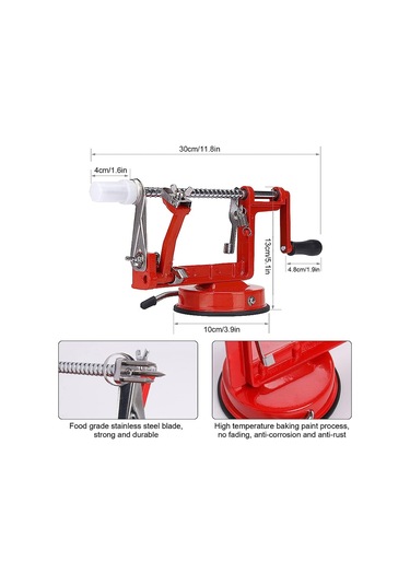 Sones 3'ü 1 Arada Çok Fonksiyonlu Meyve Soyma Dilimleme Çekirdek Çıkarma Soyma Makinesi