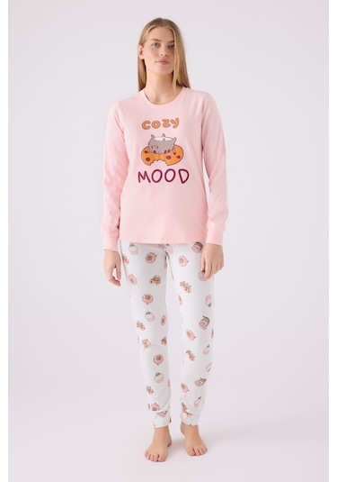 Rolypoly Kadın Pembe Pijama Takımı Rp3467-s-v1 Pembe
