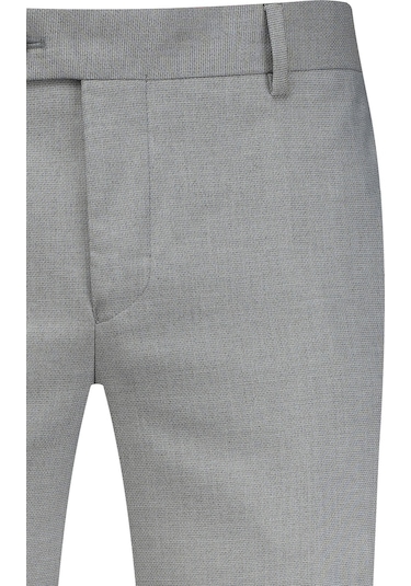 Hatemoğlu Gri Regular Fit Yandan Cepli Kumaş Pantolon 2963519 Gri