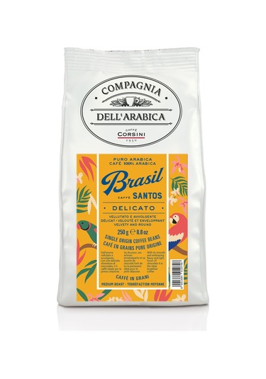 Caffe Corsini Brezilya Santos %100 Arabica Çekirdek Kahve 250 G